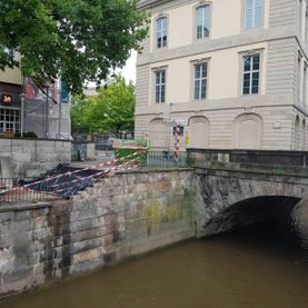 Natursteinbetrieb NRH - Hannover - Treppe Klostergang am Leineufer - Wasserseite