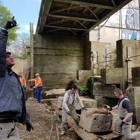 Natursteinbetrieb NRH - Hannover - Wasserkunst der Herrenhäuser Gärten - Mitarbeiter 2