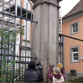 Natursteinbetrieb NRH - Hannover - Bistum Hildesheim Priester Seminar Kirche Torpfeiler 